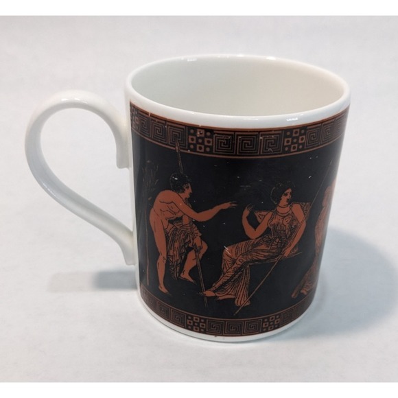 British Museum Other - British Museum London Greek Vase Mug Hercules Garden Hesperides Bone China Cup